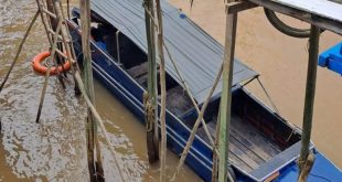 Jenis speedboad yang diduga digunakan oknum untuk melakukan pungli kepada para nakhoda kapal di Sungai Musi. Foto : Dok Polairud Polda Sumsel.