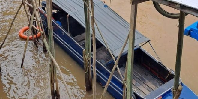 Jenis speedboad yang diduga digunakan oknum untuk melakukan pungli kepada para nakhoda kapal di Sungai Musi. Foto : Dok Polairud Polda Sumsel.