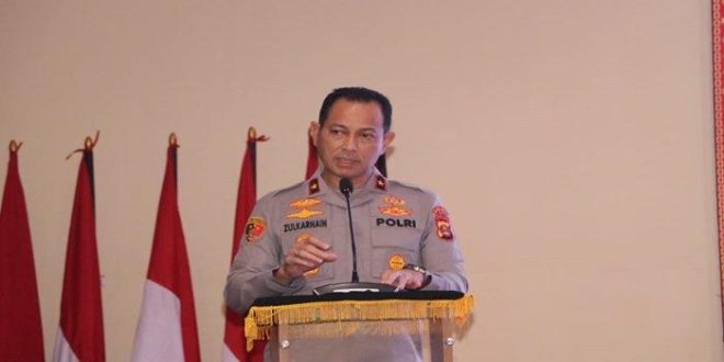 Wakapolda Sumsel Brigjen Pol M.Zulkarnain SIK MSI. Foro : Bid Humas Polda Sumsel.
