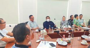 Pj Sekda Muba, Musni Wijaya memimpin rapat persiapan kunjungan Dirjen Otda ke Muba, Sabtu (3/6/2023). Foto : Dinkomunfo Muba.