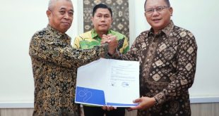 Kepala BKKBN Sumsel, Mediheryanto, MH bersama Pj Sekda Muba, Musni Wijaya saat rapat koordinasi di Pemkab Muba, Kamis (8/6/2023). Foto : Dinkominfo Muba.