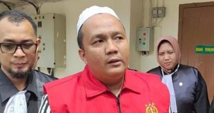 Franco Nero, terdakwa korupsi proyek di Muratara saat sidang di Pengadilan Tipikor Palembang, Selasa (20/6/2023). Foto : Sumselheadline/Ela.