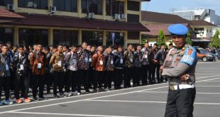 Para Casis Bintara Polda Sumsel usai mengikuti PMK yang dilakukan Propam, Minggu (25/6/2023). Foto : Sumselheadline/Ela.