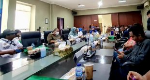 Suasana sosialisasi JKN oleh BPJS Kesehatan bersama organisasi pers, Senin (26/6/2023). Foto : Sumselheadline/Ela.