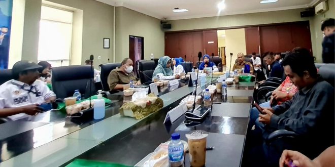 Suasana sosialisasi JKN oleh BPJS Kesehatan bersama organisasi pers, Senin (26/6/2023). Foto : Sumselheadline/Ela.