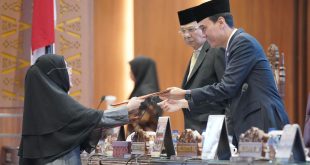 Perwakilan Fraksi menyampaikan pandangan umumnya terhadap penjelasan Gubernur Sumsel tentang Rancangan Peraturan Daerah (Raperda) Pertanggungjawaban Pelaksanaan Anggaran Pendapatan dan Belanja Daerah (APBD) Sumsel tahun anggaran (TA) 2022. Foto : Humas DPRD Sumsel.