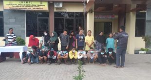 Sejumlah remaja yang tawuran diajak melihat-lihat rumah tahanan. Foto : Sumselheadline/Ela.