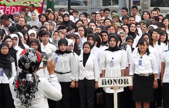 Para honorer di lingkungan Pemkot Palembang. Foto : Sumselheadline/pitria