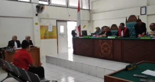 Nurhasan divonis mati majelis hakim PN Palembang dalam kasus 115 kg sabu, Rabu (19/7/2023). Foto : Sumselheadline/Ela