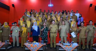 Para ASN Muba ikut pelatihan Bahasa Inggris di Museum Penghulu M Soleh, Senin (24/7/2023). Foto : Kominfo Muba