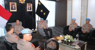 Tim Devisi Propam Mabes Polri melakukan suvervisi ke Polda Sumsel, Kamis (27/7/2023). Tim diterima langsung Kapolda Irjen Pol Rachmad Wibowo. Foto : Sumselheadline/Ela