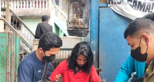Heru (29), orang dengan gangguan jiwa, diamankan pihak Dinas Sosial Palembang, Senin (31/7/2023). Foto : Sumselheadline/pitria