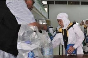 Ilustrasi pengmbilan zamzam para jemaah haji. Foto : IST/Liputan6.com.