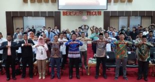 Gubernur Sumsel Herman Deru hadir di acara pengukuhan pengurus ICMI Sumsel di auditorium Pemprov Sumsel, Rabu (5/7/2023). Foto : Humas Pemprov Sumsel.