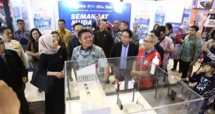Gubernur Sumsel, Herman Deru saat hadir pada pameran info franchise and business concept di PSCC Palembang, Jumat (28/7/2023). Foto : Humas Pemprov Sumsel