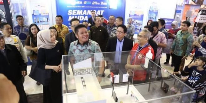 Gubernur Sumsel, Herman Deru saat hadir pada pameran info franchise and business concept di PSCC Palembang, Jumat (28/7/2023). Foto : Humas Pemprov Sumsel