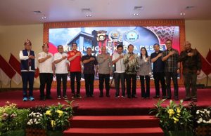 Para anggota Komisi III DPR RI diterima pejabat Polda di Mapolda Sumsel, Kamis (10/8/2023). Foto : Sumselheadline/Ela