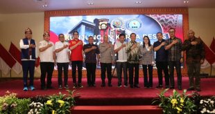 Para anggota Komisi III DPR RI diterima pejabat Polda di Mapolda Sumsel, Kamis (10/8/2023). Foto : Sumselheadline/Ela