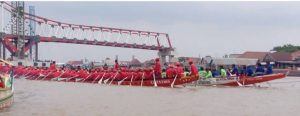 Lomba bidar sudah menjadi tradisi tahunan digelar di Sungai Musi, Palembang. Foto : Dok Sumselheadline