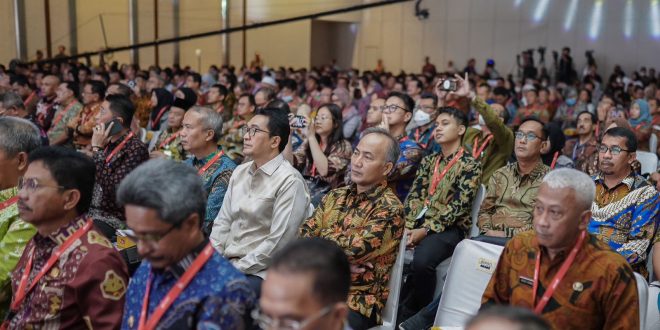 Pj Bupati Muba, Apriyadi hadir pada Temu Bisnis VII Indonesia Katalogue and Forum di Jakarta, Kamis (3/8/2023). Foto : Dinkominfo Muba