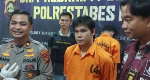 Ariansyah, pelaku pencurian rumah kosong ditangkap jajaran Polsek Sukarame Palembang, Kamis (3/8/2023). Foto : Sumselheadline/Ela