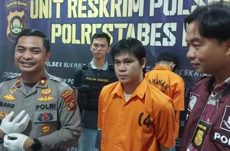 Ariansyah, pelaku pencurian rumah kosong ditangkap jajaran Polsek Sukarame Palembang, Kamis (3/8/2023). Foto : Sumselheadline/Ela