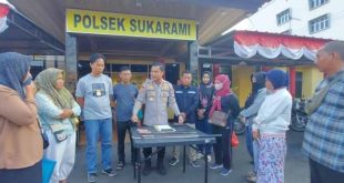Para orangtua remaja dipanggil ke Polsek Sukarame karena anaknya tawuran, Sabtu (5/8/2023). Foto : Sumselheadline/Ela
