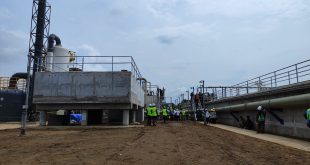 IPAL Sei Selayur, Palembang, Rabu (9/8/2023). Foto : Sumselheadline/pitria