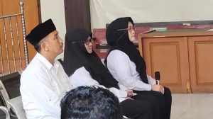 Para tedakwa kasus IPAL Muba menjalani sidang di PN Tipikor Palembang, Selasa (15/8/2023). Foto : Sumselheadline/Ela
