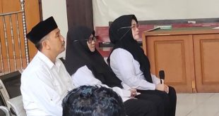 Para tedakwa kasus IPAL Muba menjalani sidang di PN Tipikor Palembang, Selasa (15/8/2023). Foto : Sumselheadline/Ela