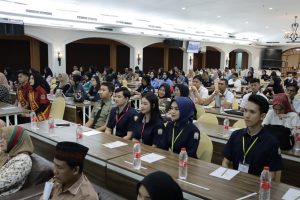 Sejumlah pemuda pemudi ikut pelatihan jurnalistik yang digelar Dispora Palembang di Emilia Hotel, Selasa (15/8/2023). Foto : Kominfo Palembang