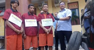 Timsus Polda Sumsel bekuk tiga bandar narkoba asal Aceh, Kamis (24/8/2023). Foto : Sumselheadline/Ela