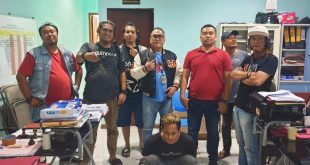 Yusuf, salah satu komplotan perampok jalanan di Palembang, dibekuk tim Polda Sumsel, Kamis (31/8/2023). Foto : Sumselheadlne/Ela