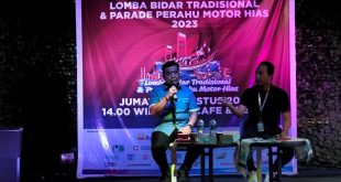 Kadis Pariwisata Palembang, Sulaiman Amin saat press konfrence, Jumat (18/8/2023). Foto : Sumselheadline/Pitria