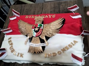 Kue burung garuda dalam rangka HUT RI. Foto : Sumselheadline/Pitria.