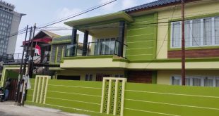 Rumah mewah milik selebgram Palembang, APS yang disita polisi terkait kasus narkoba. Foto : Dok Polisi.