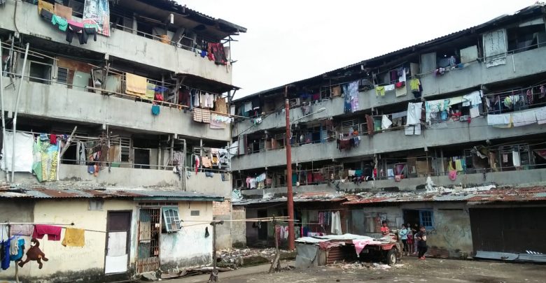 Rumah susun sebagai salah satu kawasan yang dinilai kumuh di Kota Palembang. Foto : Dok Sumselheadline.