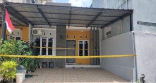 Rumah selebgram Palembang, Adelia di Banyuasin ikut disegel terkait jaringan narkoba, Sabtu (2/9/2023). Foto : Sumselheadline/Ela