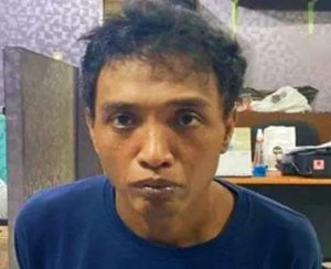Hendri, tersangka jambret. Foto : Sumselheadline/Ela