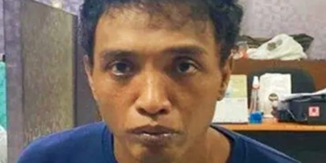 Hendri, tersangka jambret. Foto : Sumselheadline/Ela