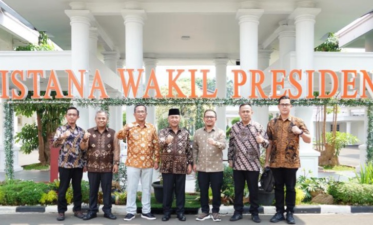 Pj Bupati Muba saat kunjungan kerja ke Sekretariat Wakil Presiden, Jakarta, Jumat (8/9/2023). Foto : Dinkominfo Muba