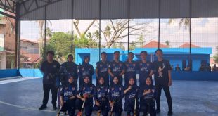Tim hocky Kabupaten Lahat. Foto : Dok Humas PB Porprov XIV.