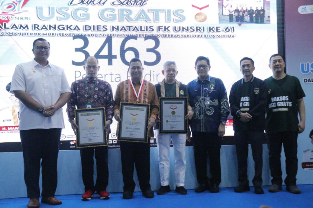 Pj Walikota Palembang, Ratu Dewa hadir pada puncak Dies Natalis FK Unsri di Puskesmas Gandus, Jumat (22/9/2023). Foto : Sumselheadline/Pitria