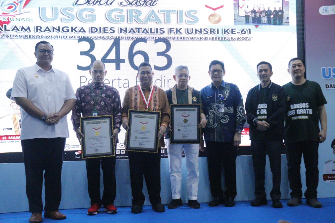 Pj Walikota Palembang, Ratu Dewa hadir pada puncak Dies Natalis FK Unsri di Puskesmas Gandus, Jumat (22/9/2023). Foto : Sumselheadline/Pitria