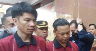 Dua tersangka kurir narkoba, Febriansyah dan Rengki. Foto : Sumselheadline/Ela