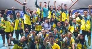 Para atlet Muaythai Muba berhasil meraih dua medali emas dan tujuh perak pada Porprov XIV di Lahat. Foto : Dok Pengurus Muaythai Muba.