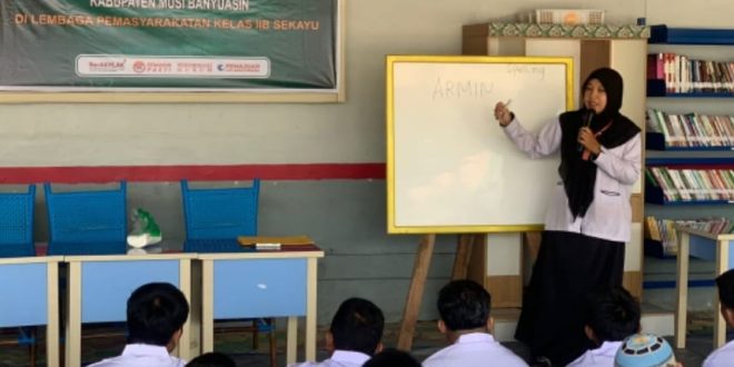 warga Binaan Kemenkumham yang ikut berlajar kejar paket Kemenkumham Sumsel. Foto : Dok Kemenkumham Sumsel.