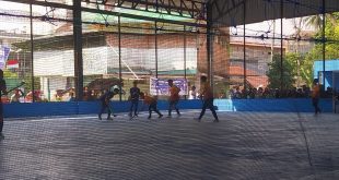 Suasana pertandingan tim Hocky Lahat melawan OKI di Porprov XVI Lahat, Jumat (15/9/2023). Foto : IST Tim Humas PB Porprov.