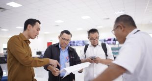 Wakil Ketua DPRD Sumsel, H Muchendi Mahzareki S.E kunjungan kerja ke PT. Oki Pulp & Paper di Air Sugihan, Sabtu (2/9/2023). Foto : Dok Tim Muchendi.