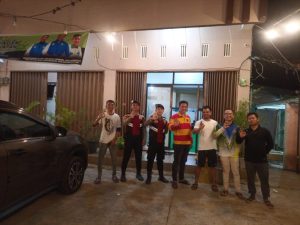 Jajaran Polres Lahat stanby menjaga keamanan dan kenyamanan para atlet dan official yang mengikuti Porprov. Foto : Dok Humas PB Porprov Lahat.